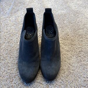 Vince Camuto Charcoal Suede Ankle Boots